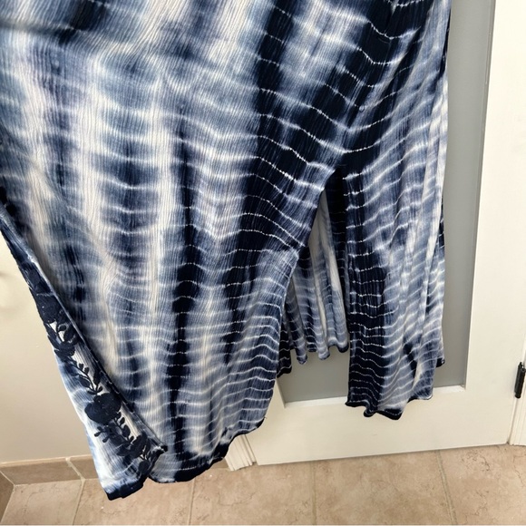 Torrid Blue Gauze Cover Up, 1X/2X Plus - Picture 7 of 15